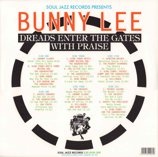Bunny Lee Dreads Enter The Gates With Praise Soul Jazz Records 3xLP, Comp Mint (M) Mint (M)