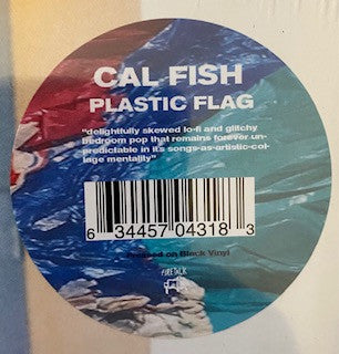 Cal Fish Plastic Flag Fire Talk LP, Album, Ltd Mint (M) Mint (M)