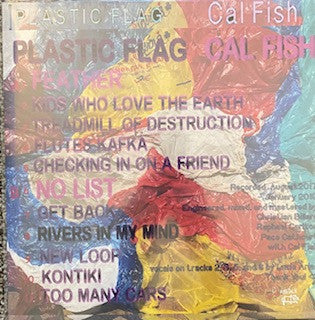 Cal Fish Plastic Flag Fire Talk LP, Album, Ltd Mint (M) Mint (M)