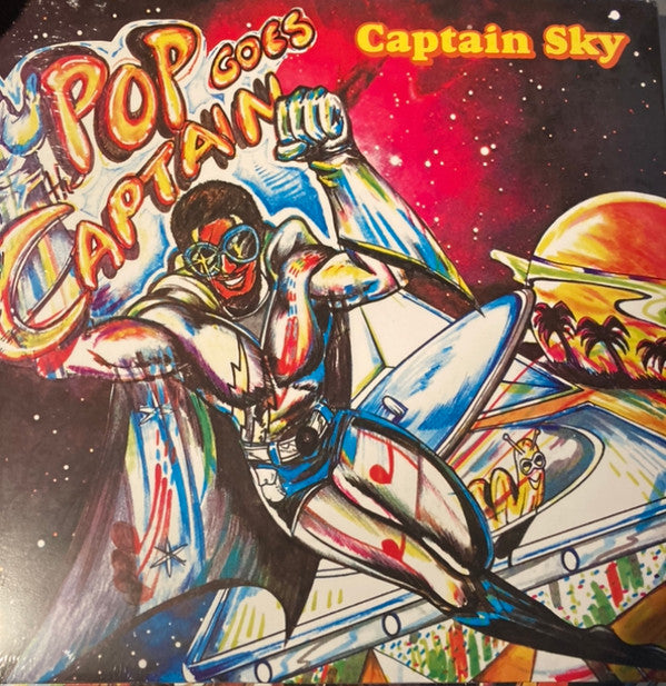 Captain Sky Pop Goes The Captain Past Due LP, Album, RE Mint (M) Mint (M)