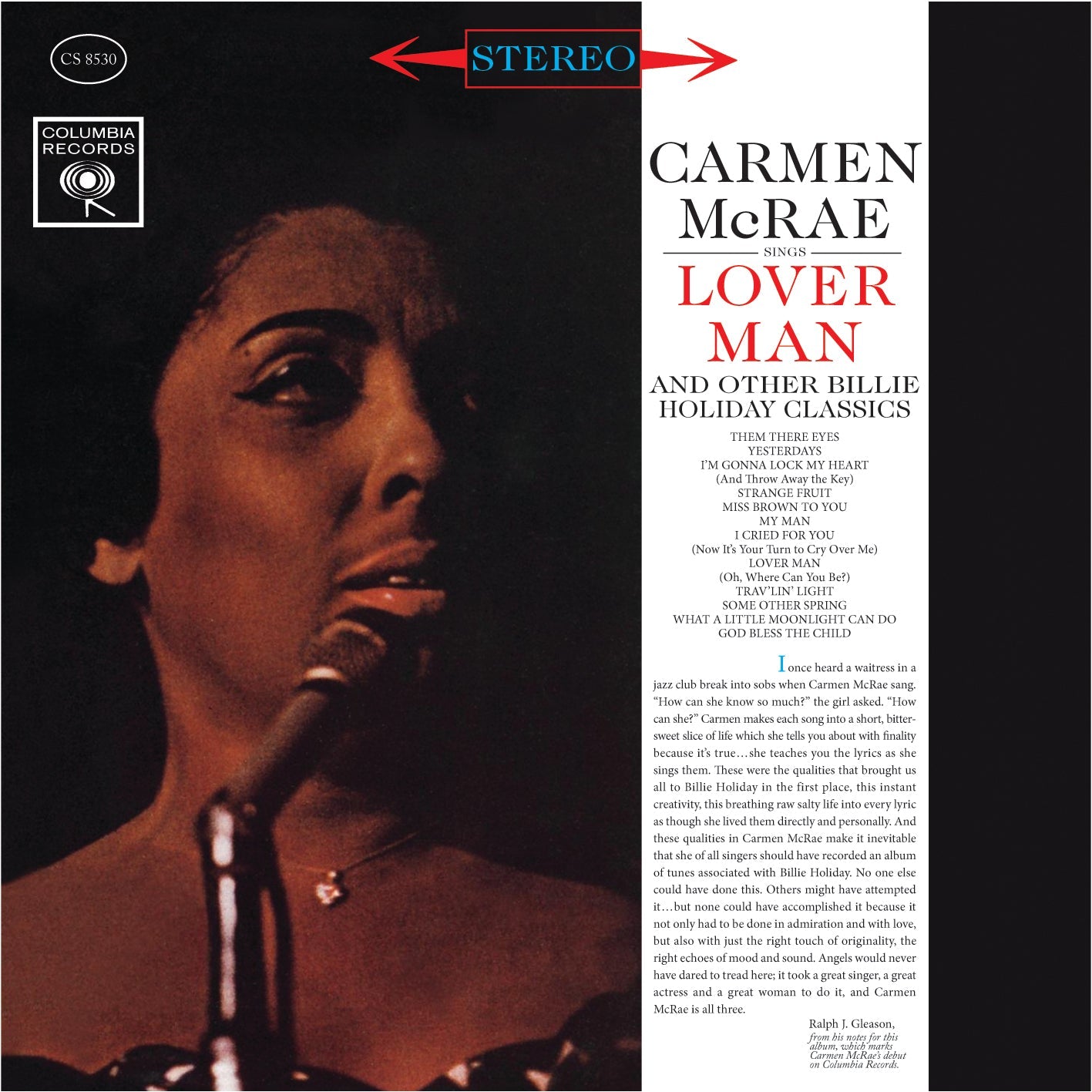 Carmen McRae - Sings Lover Man & Other Billie Holiday Classics |