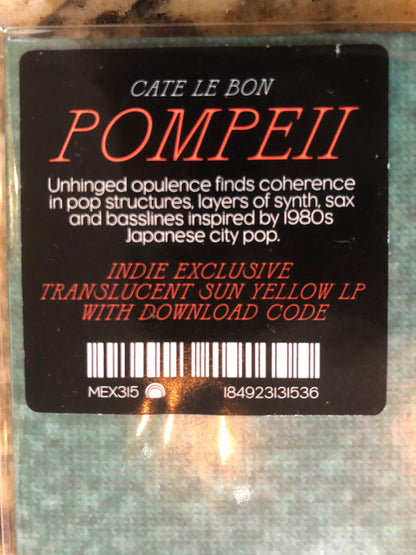 Cate Le Bon - Pompeii | Mint (M) Mint (M) - ALT/INDIE *COLOR*