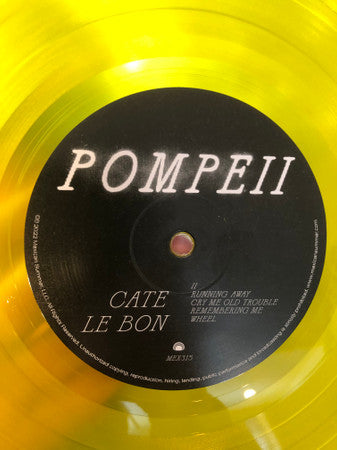 Cate Le Bon - Pompeii | Mint (M) Mint (M) - ALT/INDIE *COLOR*