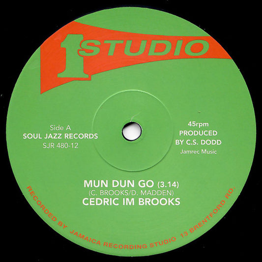 Cedric "Im" Brooks / Sound Dimension Mun-Dun-Go / Heavy Rock Soul Jazz Records 12", RE Mint (M) Mint (M)