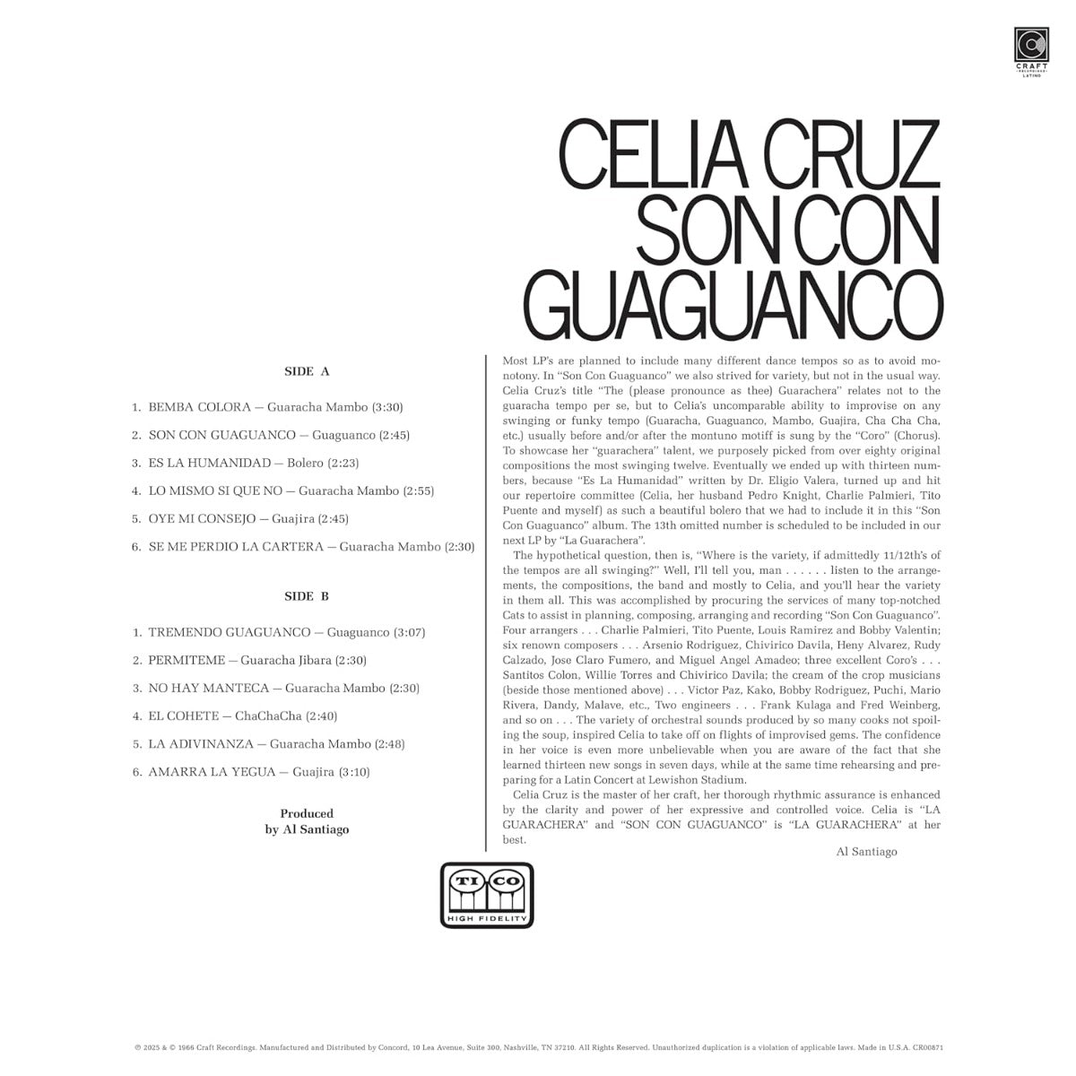 Son Con Guaguanco (180 Gram Vinyl) |