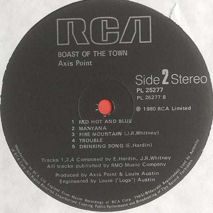 Boast Of The Town | Near Mint (NM) Near Mint (NM) - BLUES / USED *NEAR MINT*