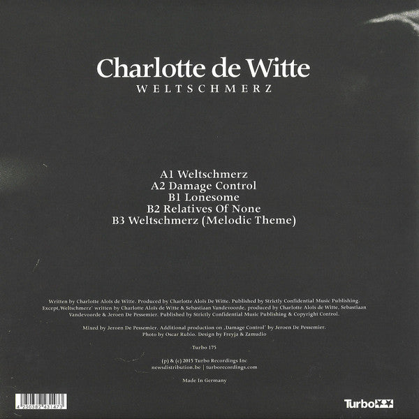 Charlotte De Witte - Weltschmerz | Mint (M) Mint (M)