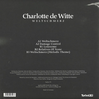 Charlotte De Witte - Weltschmerz | Mint (M) Mint (M)