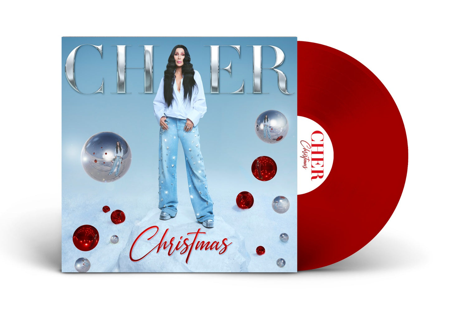 Cher Christmas (Ruby Red Vinyl) LP Mint (M) Mint (M)