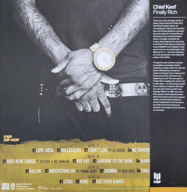 Chief Keef Finally Rich Interscope Records 2xLP, Album, Club, RE, RM, Sil Mint (M) Mint (M)
