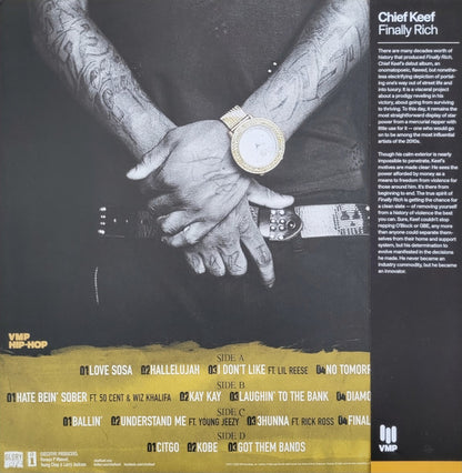 Chief Keef Finally Rich Interscope Records 2xLP, Album, Club, RE, RM, Sil Mint (M) Mint (M)