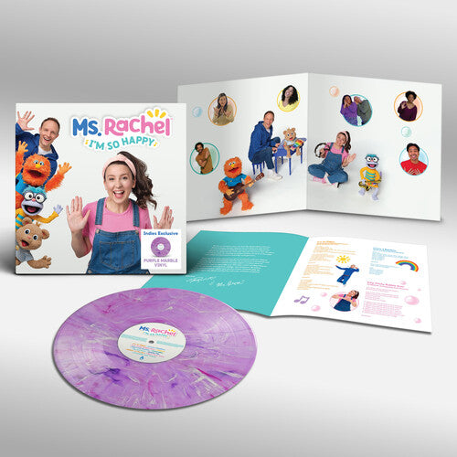 Ms Rachel - (PRESALE 9/25/26) I'm So Happy (IEX PURPLE VINYL LP) | NEW - CHILDRENS *NEW/COLOR*