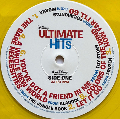 Disney Ultimate Hits (YELLOW VINYL) | - CHILDRENS *NEW/COLOR*