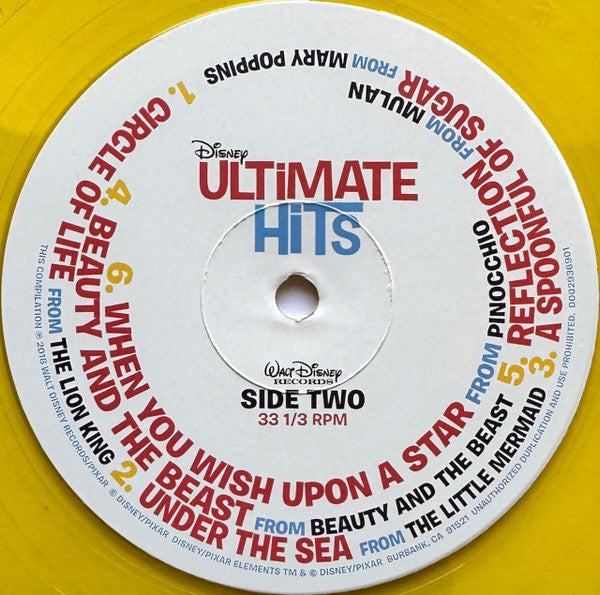 Disney Ultimate Hits (YELLOW VINYL) | - CHILDRENS *NEW/COLOR*