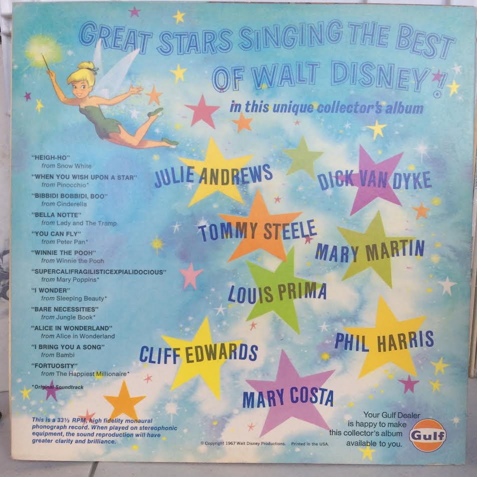 Walt Disney's Happiest Songs (VINYL) | Excellent+ (EX+) Near Mint (NM) - CHILDRENS / USED *EXCELLENT+*