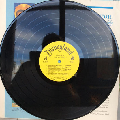 Walt Disney's Happiest Songs (VINYL) | Excellent+ (EX+) Near Mint (NM) - CHILDRENS / USED *EXCELLENT+*