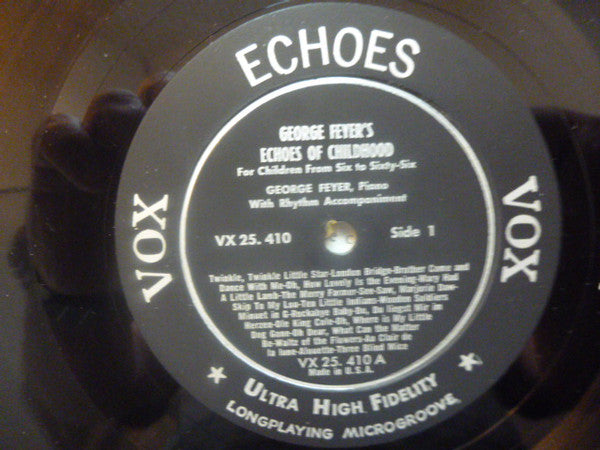 George Feyer Echoes Of Childhood 10" Excellent (EX)