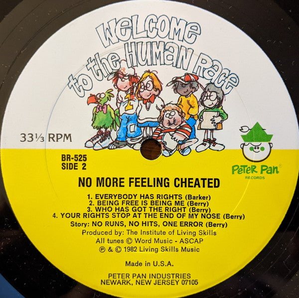 No More Feeling Cheated | Very Good Plus (VG+) Very Good Plus (VG+) - CHILDRENS / USED *EXCELLENT*