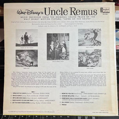 All The Songs From Walt Disney's Uncle Remus (VINYL) | Near Mint- (NM-) Near Mint (NM or M-) - CHILDRENS / USED *NEAR MINT-*