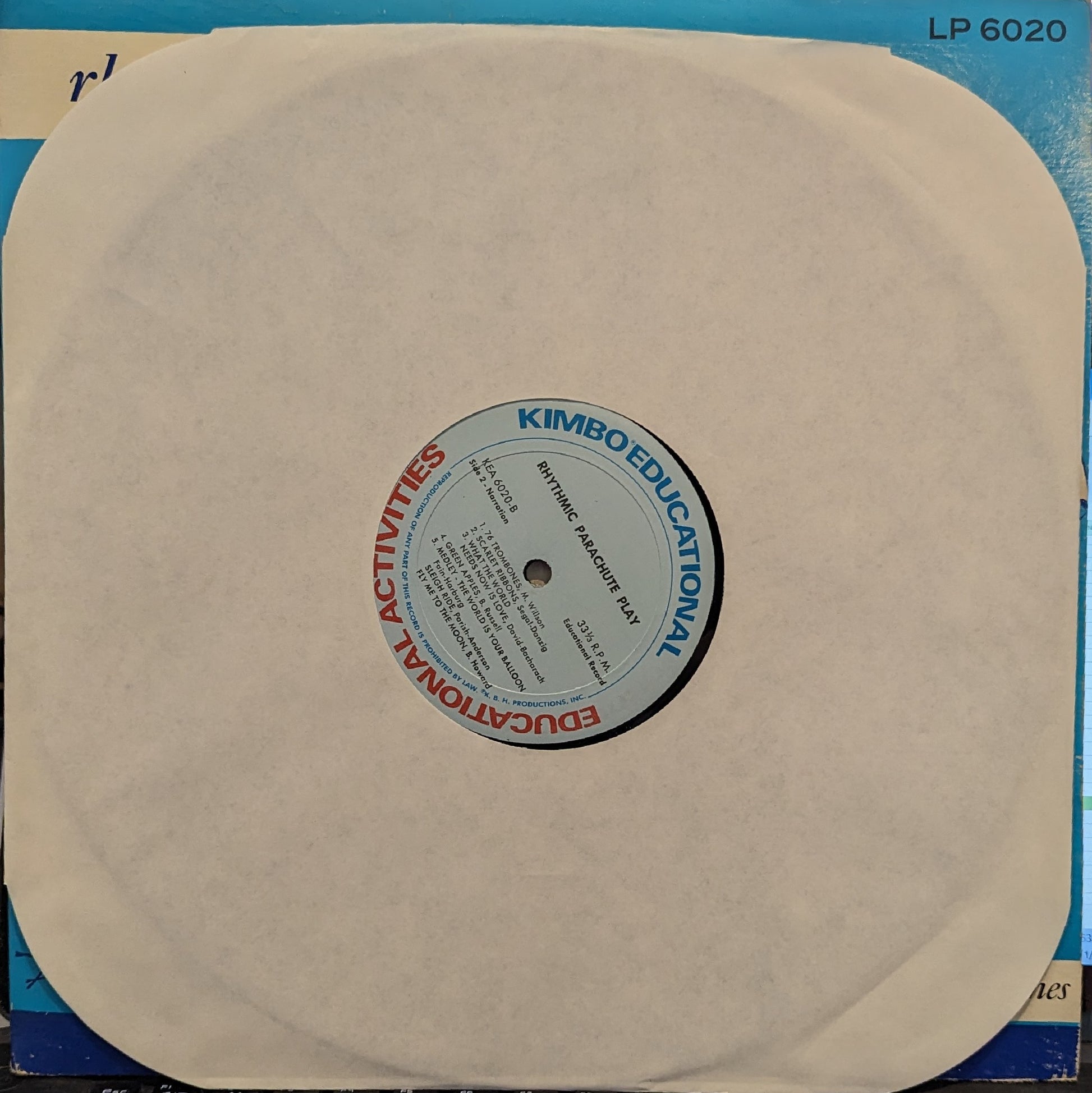 JoAnn Seker - Rhythmic Parachute Play | Near Mint (NM) Excellent (EX) - CHILDRENS / USED *NEAR MINT*