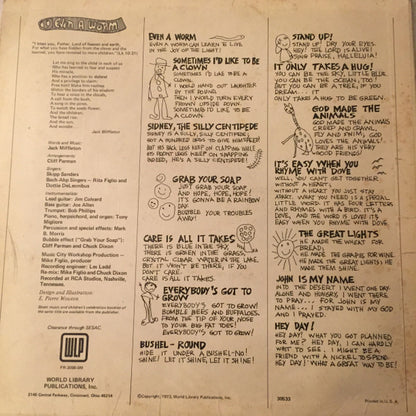 Jack Miffleton - Even A Worm: Songs for Childrens Celebrations Ages 2 to 10 | Near Mint (NM) Near Mint (NM) - CHILDRENS / USED *NEAR MINT*