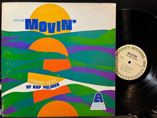Hap Palmer - Movin' (VINYL LP INC. AR 546) | USED Near Mint (NM or M-) Excellent (EX) - CHILDRENS / USED *NEAR MINT*