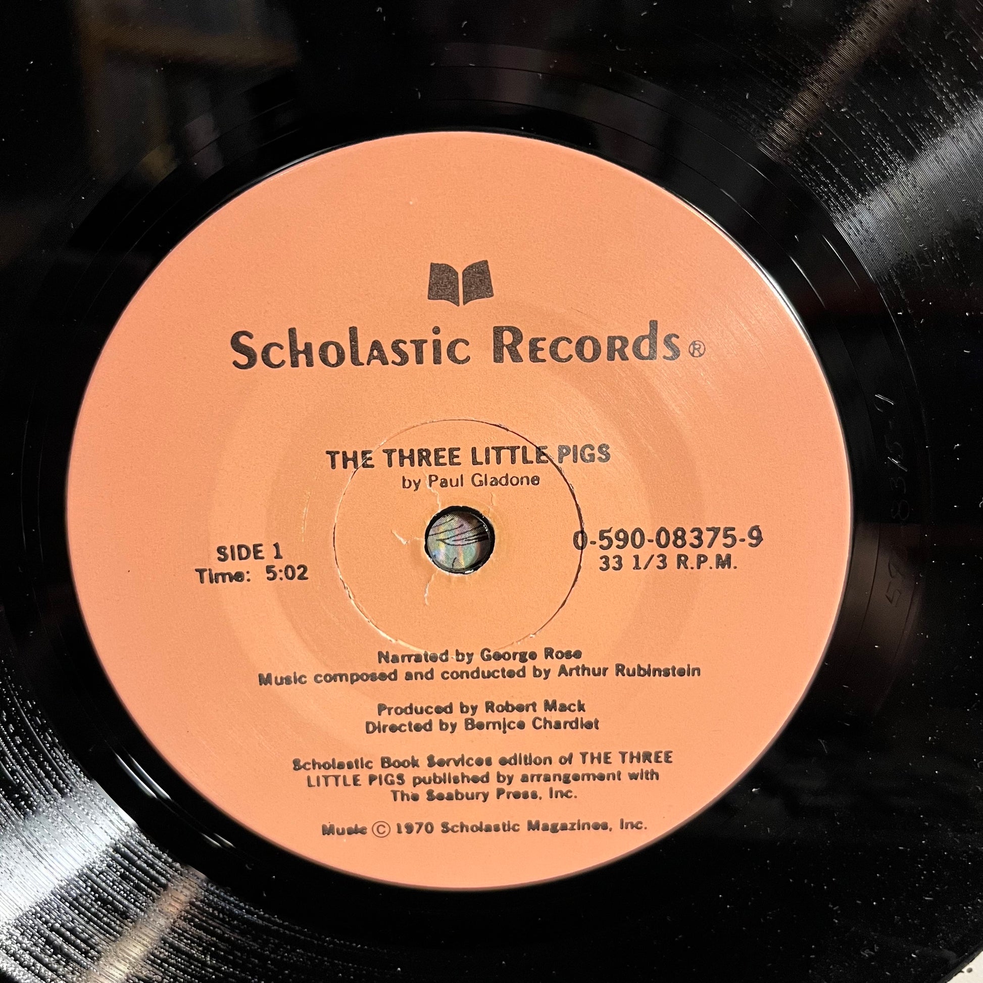 The Three Little Pigs 7" | Near Mint (NM) Near Mint (NM) - CHILDRENS / USED *NEAR MINT*