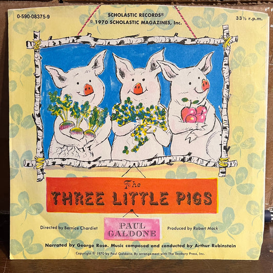 Paul Galdone The Three Little Pigs 7" 7" Near Mint (NM or M-) Near Mint (NM or M-)