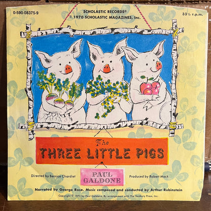 The Three Little Pigs 7" | Near Mint (NM) Near Mint (NM) - CHILDRENS / USED *NEAR MINT*