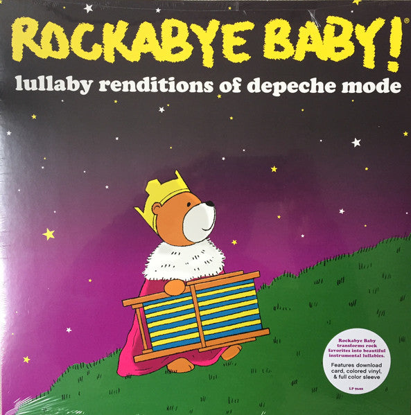 Steven Charles Boone - Rockabye Baby! (Lullaby Renditions Of Depeche Mode) (PURPLE VINYL LP ROCKABYE BABY! 9688 2016) | Near Mint (NM or M-) Near Mint (NM) - CHILDRENS / USED *NEAR MINT*