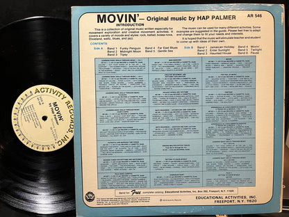 Hap Palmer - Movin' (VINYL LP INC. AR 546) | USED Near Mint (NM or M-) Excellent (EX) - CHILDRENS / USED *NEAR MINT*