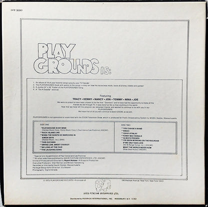 Playgrounds - Playgrounds *BOX* | Excellent (EX) Very Good (VG) - CHILDRENS / USED *VERY GOOD++*