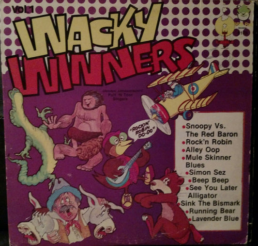 Puff 'N Toot Singers Wacky Winners Vol. 1 LP Very Good Plus (VG+) Very Good Plus (VG+)