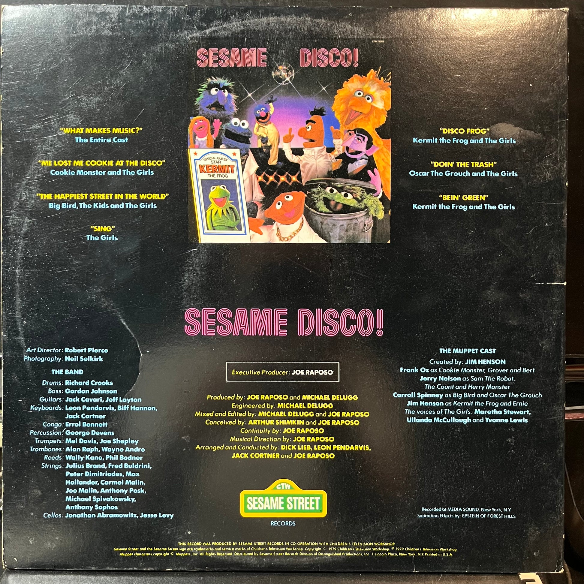 Sesame Street - Sesame Disco! (VINYL LP SESAME STREET CTW 79008 1979) | USED - CHILDRENS / USED *VERY GOOD+*