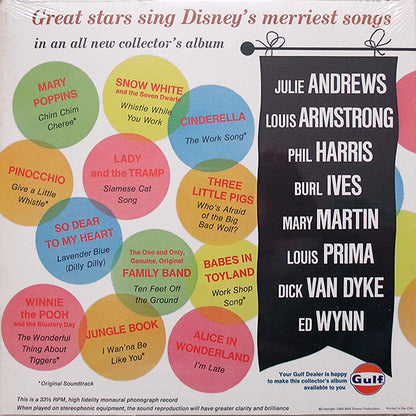 Various - Walt Disney's Merriest Songs | Very Good Plus (VG+) Near Mint (NM) - CHILDRENS / USED *VERY GOOD++*
