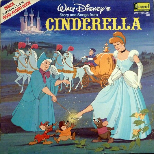 Walt Disney Story And Songs From Cinderella LP Very Good (VG) Excellent (EX)