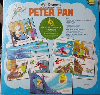 Story And Songs From Peter Pan (VINYL) | Very Good (VG) Very Good (VG) - CHILDRENS / USED *VERY GOOD*