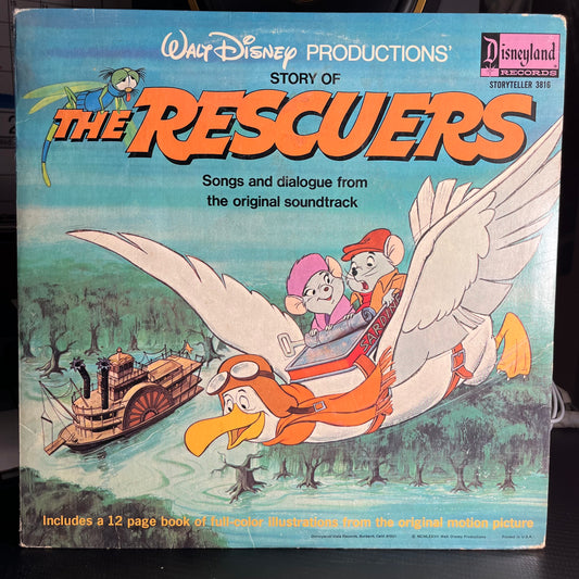 Various Walt Disney Productions' Story Of The Rescuers LP Very Good (VG) Very Good Plus (VG+)