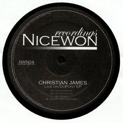 Christian James (3) Live On DuPont EP Nicewon Recordings 12", EP Mint (M) Generic