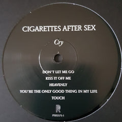 Cigarettes After Sex Cry Partisan Records LP, Album Mint (M) Mint (M)