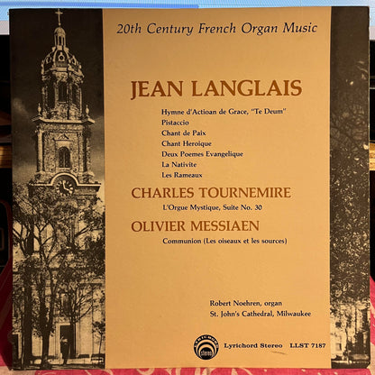 Robert Noehren - 20th Century French Organ Music | Excellent (EX) Near Mint (NM) - CLASICAL / USED *EXCELLENT*