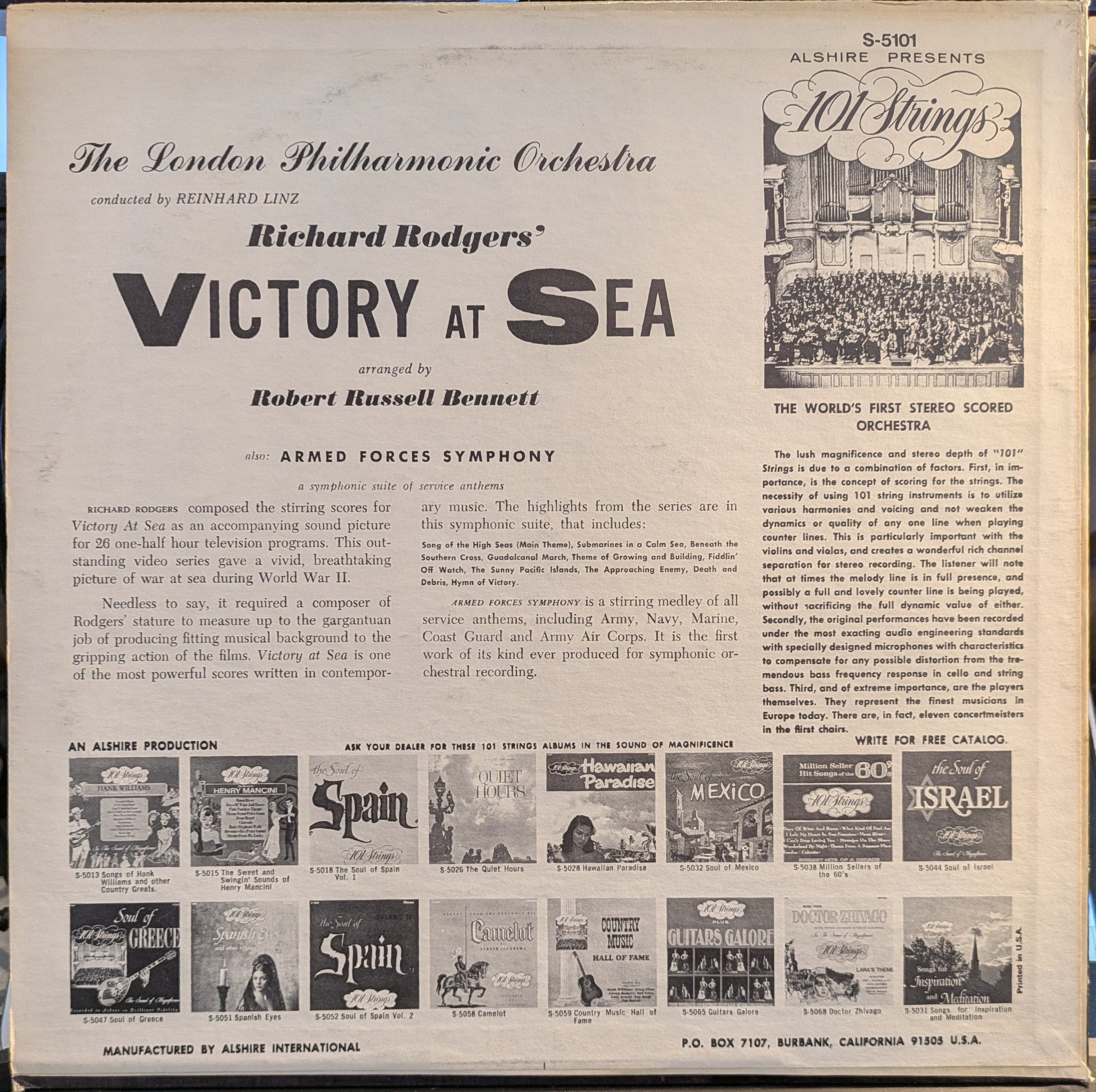 Richard Rodgers - Highlights From Victory At Sea | Excellent+ (EX+) Excellent (EX) - CLASSICAL/MILITARY / USED *EXCELLENT+*