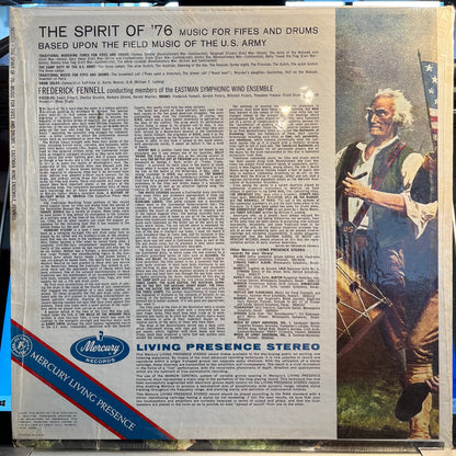 Members Of The Eastman Symphonic Wind Ensemble Con - The Spirit Of '76 (Music For Fifes And Drums) | Excellent (EX) Near Mint (NM) - CLASSICAL/MILITARY / USED *EXCELLENT*