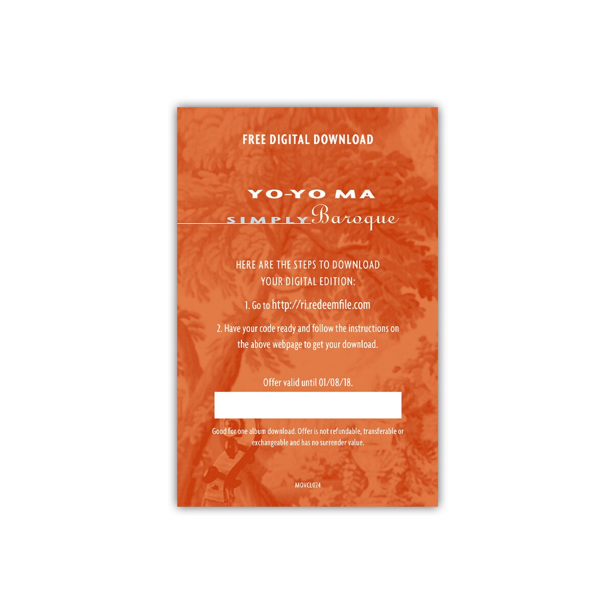 Yo-Yo Ma - (PRESALE 7/17/26) Simply Baroque (180G 4PG BOOK NOTES AQUAMARINE 2xVINYL) | - CLASSICAL *NEW/COLOR*