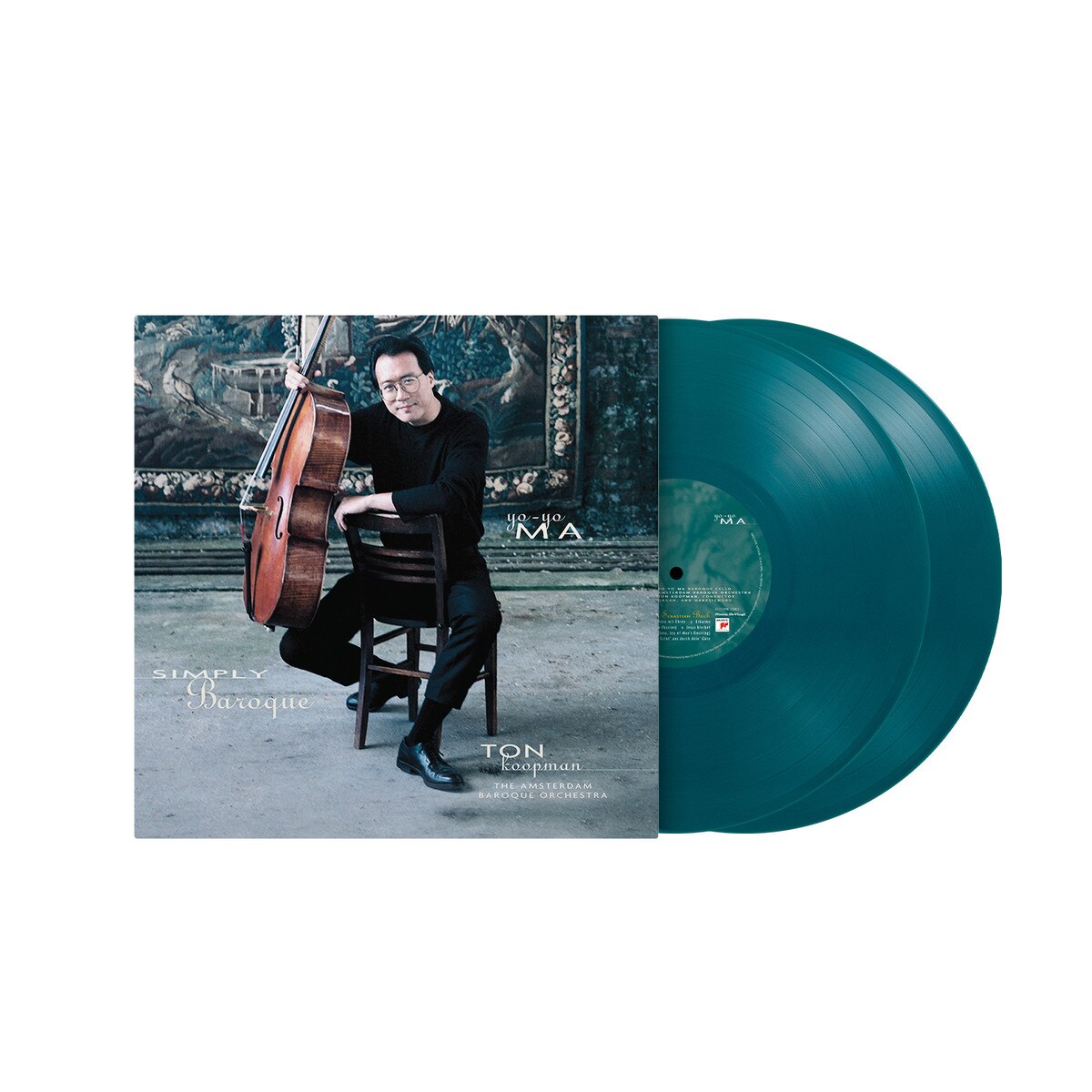 Yo-Yo Ma - (PRESALE 7/17/26) Simply Baroque (180G 4PG BOOK NOTES AQUAMARINE 2xVINYL) | - CLASSICAL *NEW/COLOR*