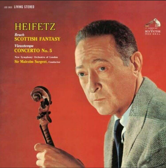 Jascha Heifetz, Sir Malcolm Sargent, New Symphony - Bruch: Scottish Fantasy / Vieuxtemps: Concerto No. 5 (2xVINYL) | NEW - CLASSICAL *NEW*