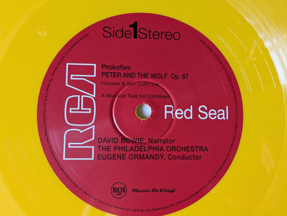 David Bowie & The Philadelphia Orchestra - Peter And The Wolf / Young Person's Guide To The Orchestra (YELLOW VINYL) | Mint (M) Mint (M) - CLASSICAL *NEW*
