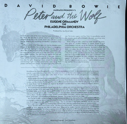 David Bowie & The Philadelphia Orchestra - Peter And The Wolf / Young Person's Guide To The Orchestra (YELLOW VINYL) | Mint (M) Mint (M) - CLASSICAL *NEW*