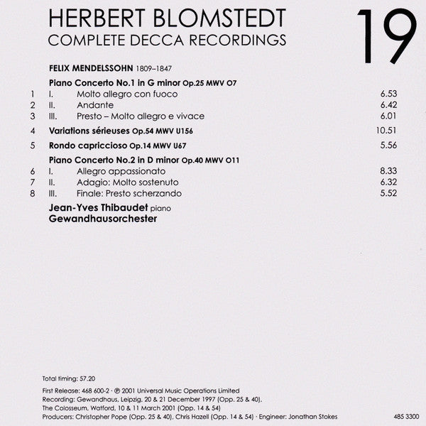 Herbert Blomstedt - Complete Decca Recordings (CD BOX SET) | - CLASSICAL *SEALED*