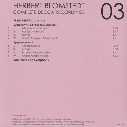 Herbert Blomstedt - Complete Decca Recordings (CD BOX SET) | - CLASSICAL *SEALED*